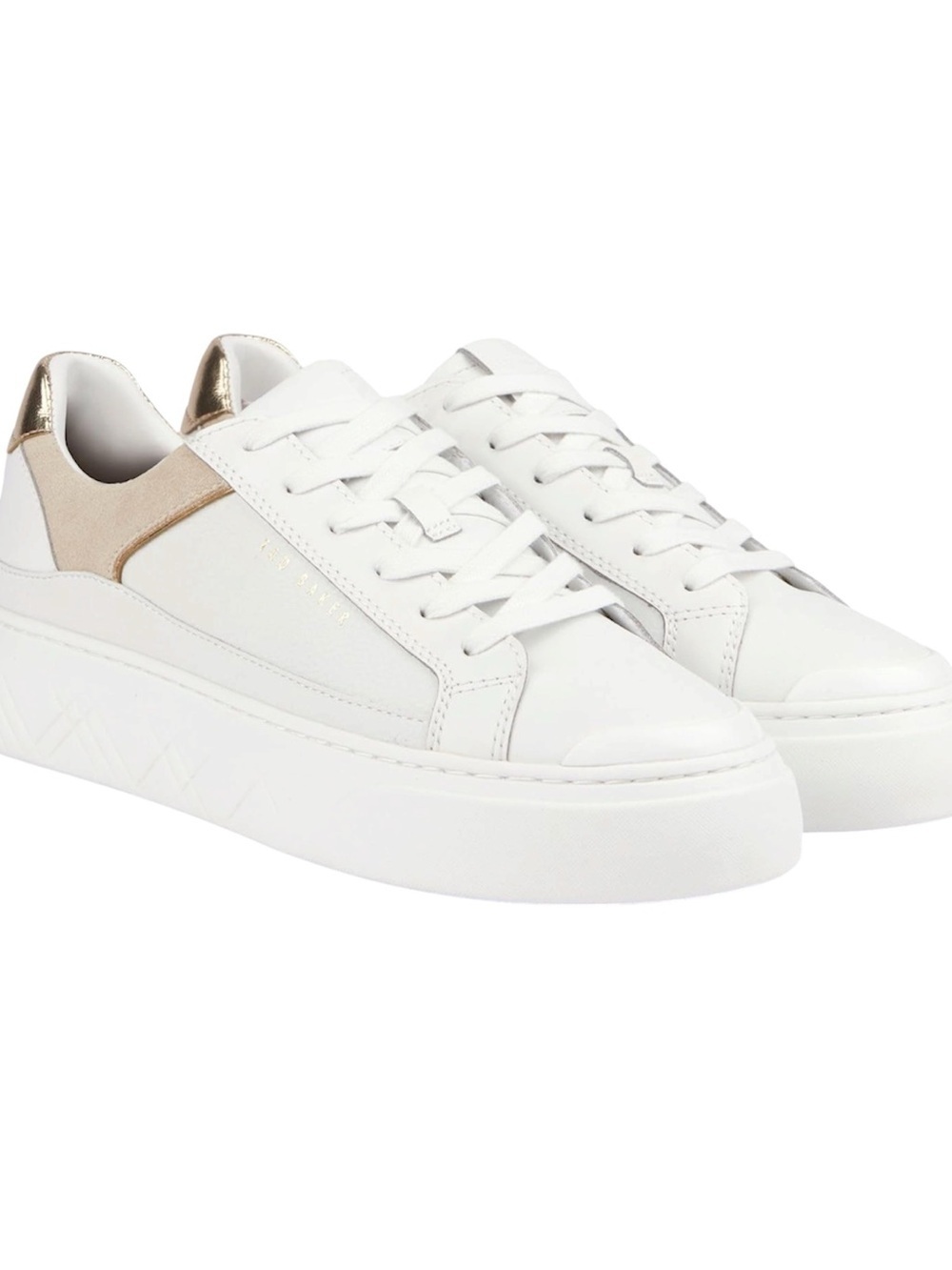 Ted Baker Womens Adison Court Sneakers White